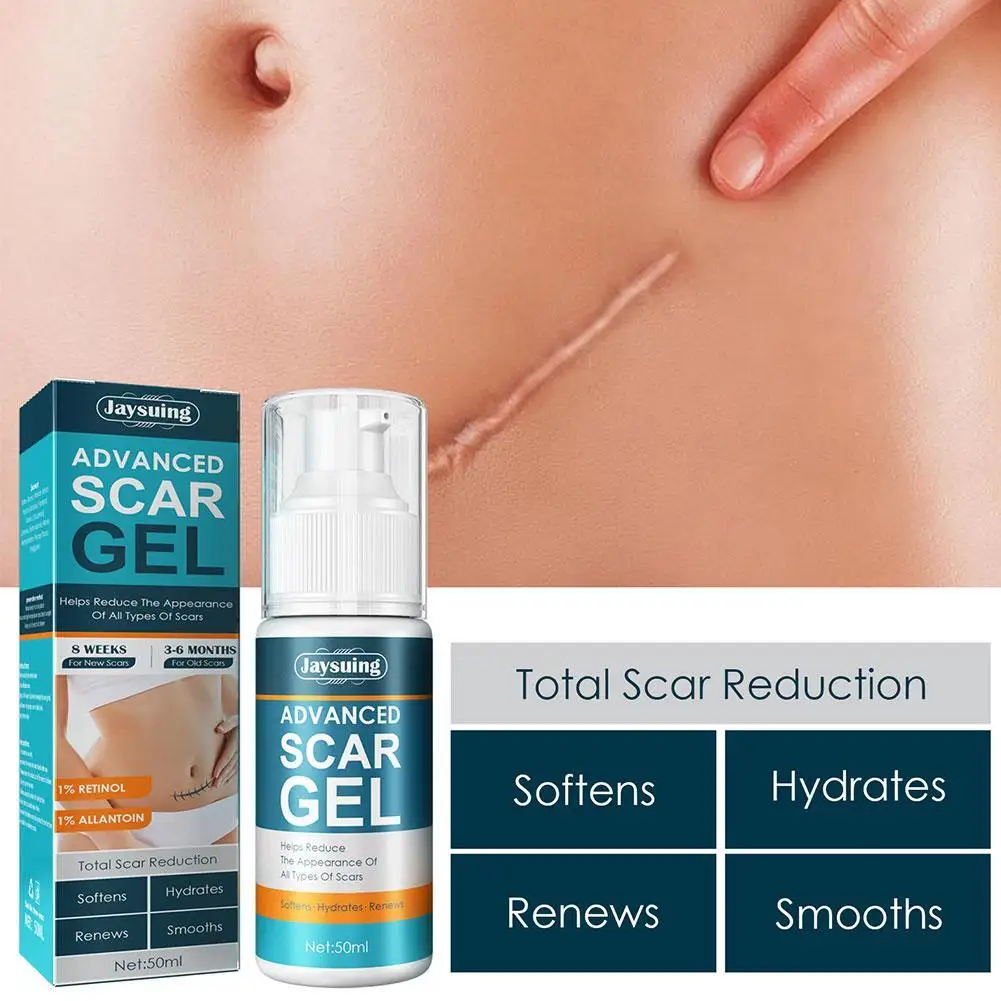 

Scar Removal Cream C-Section Tummy Tuck Keloid Acne Treatment Scars Gel Stretch Marks Surgical Scar Burn Repair Care Plaster