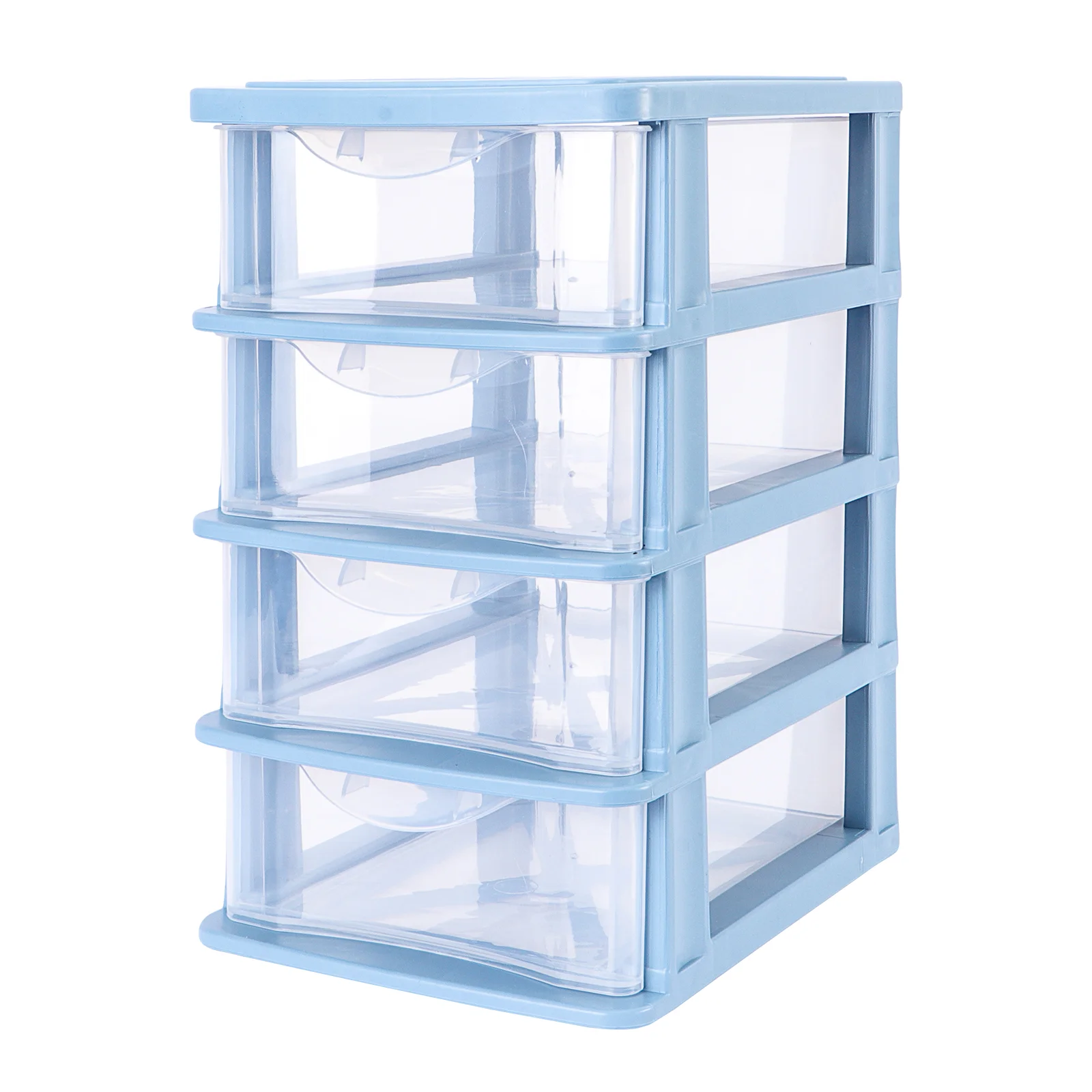 

Clear Plastic Organizer Bins Shelf Storage Box Sundries Drawer Container Stationery Office