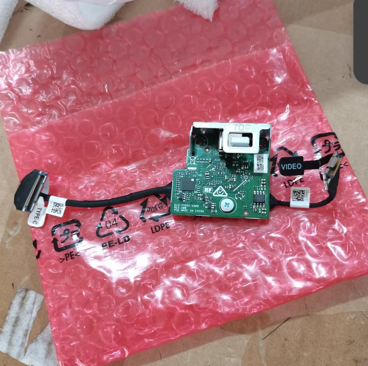 Новая оригинальная интерфейсная плата MFF TYPE-C для DELL 7000 5000 3000 3260 3250 с кабелем PR6TD