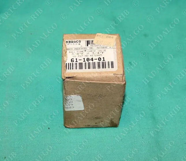 

Conbraco 61-104-01 Ball Cone Check Valve Bronze 3/4"F .75" One Way 125S 400WOG