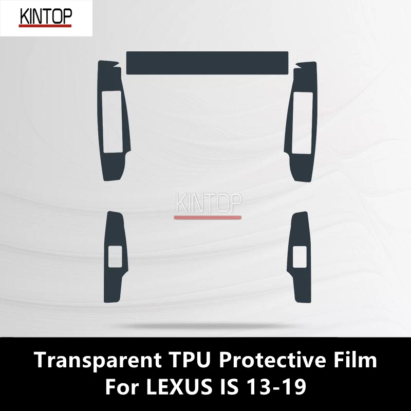 

For LEXUS IS 13-19 Car Interior Center Console Transparent TPU Protective Film Anti-scratch Repair Film Accessories Refit