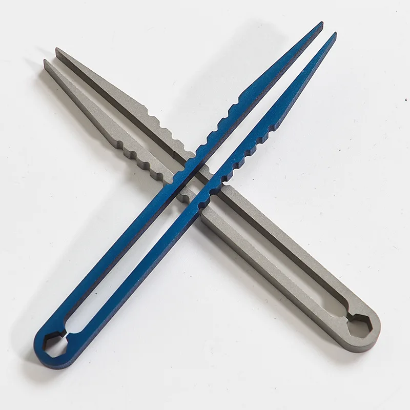 

Professional Tweezers TC4 Clip Titanium Tweezers Pick Up Clamping Camp Outdoor Pocket Maintenance Tool EDC Multipurpose Gadget