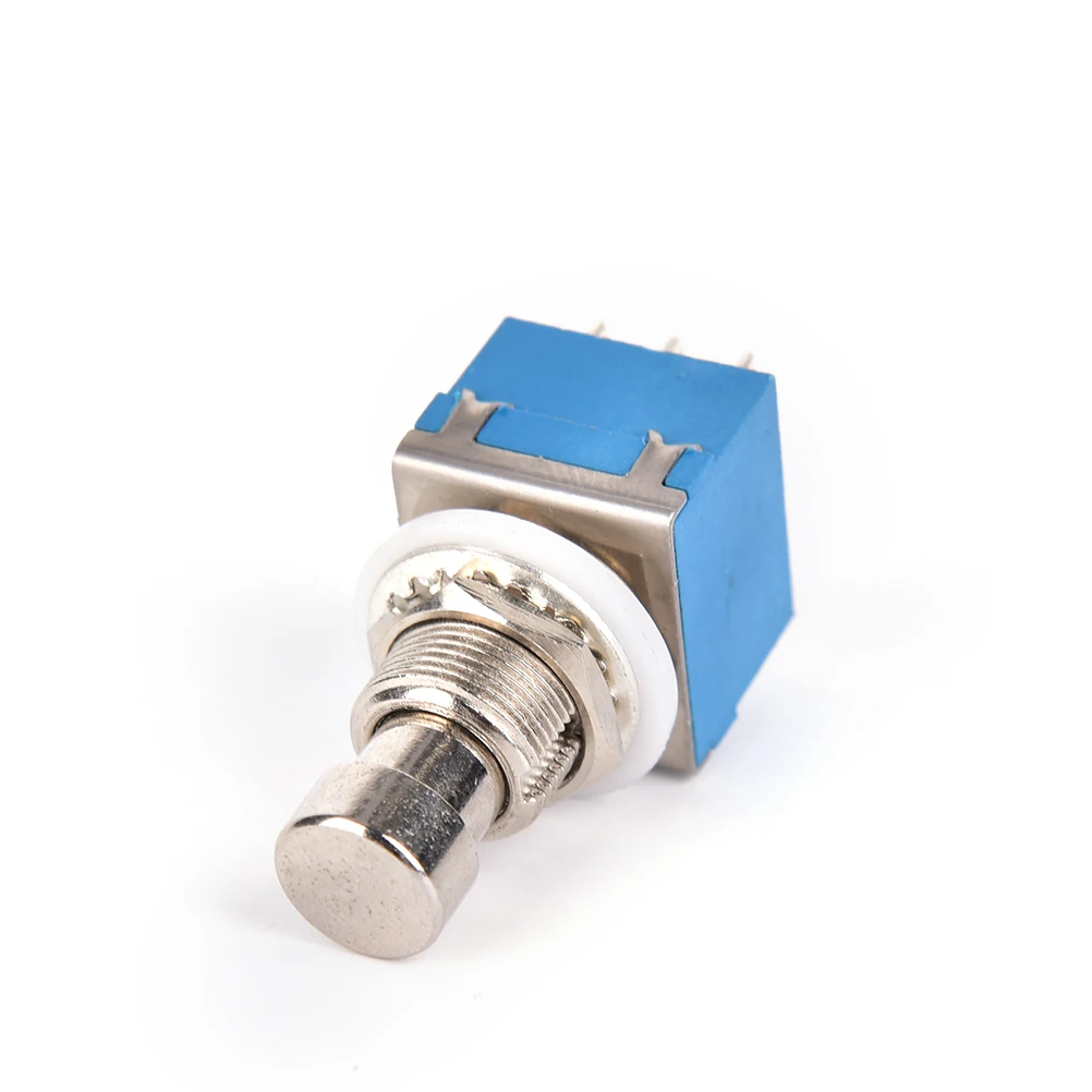 1x 9-контактный 3PDT педаль эффектов для гитары Stomp Foot металлический переключатель