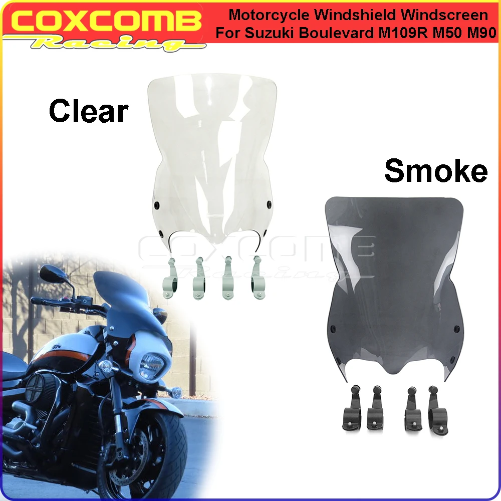 Спортивный дефлектор воздушного спойлера на лобовое стекло для прогулочного круизера M109R для Suzuki 8 M 109 m 50 M 90 VZR VZ C1800 C50