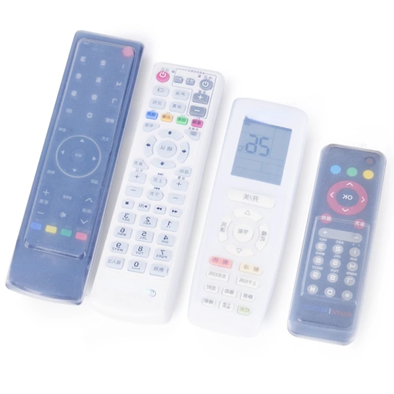 

1pc Waterproof Remote Control Cover Case Air Conditioning TV Remote Control Protective Case Dust Cover Silicone Remote Sleeve