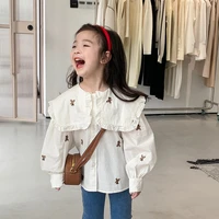 girls babys coat blouse coat jacket outwear 2022 embroidery spring summer overcoat top cardigan party outdoor beach childrens