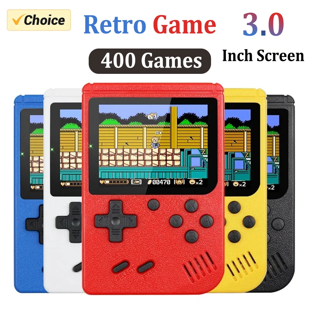 Портативная мини-игровая консоль в стиле ретро 8 бит 3 0-дюймовый цветной