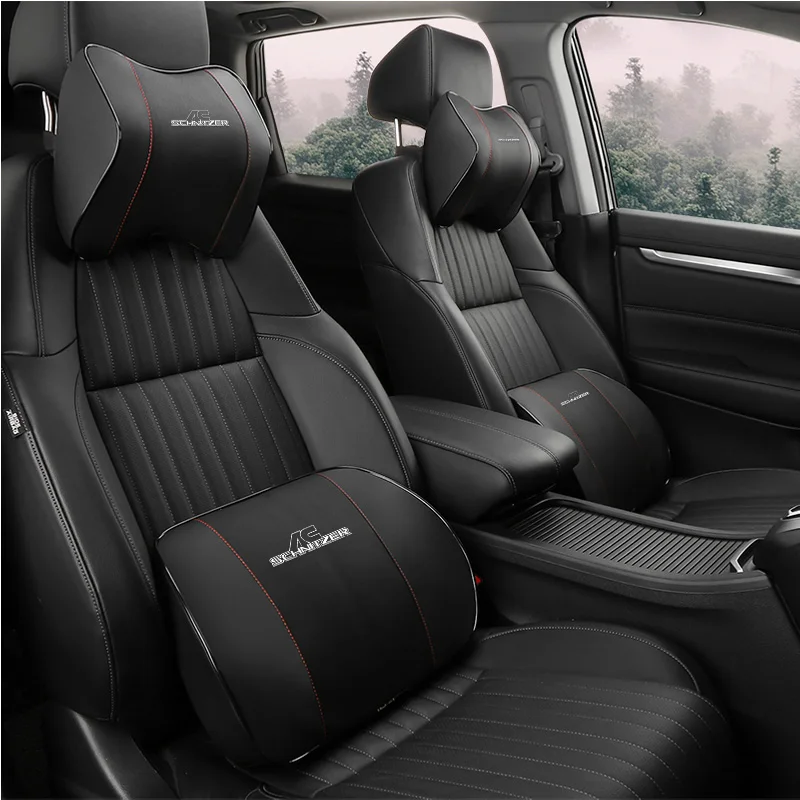 Кожаная подушка для подголовника автомобильного сиденья BMW AC Schnitzer M 3 5 6 Z E E46 E39 X1 X3