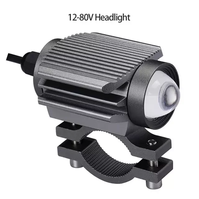 

1PCS Universal Waterproof 20W Motorcycle Headlights Auxiliary Lamp Led Motorbike Spotlight Accessories 12V 80V Spot Head Lights