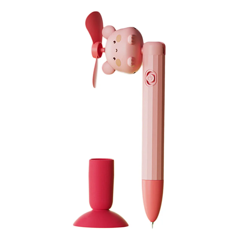 

Pen Fan Pens Kids Writingpencils Ballpointmininovelty Party Handheld Summer Bulk Hand Creative Pocket Cuteportable Favors