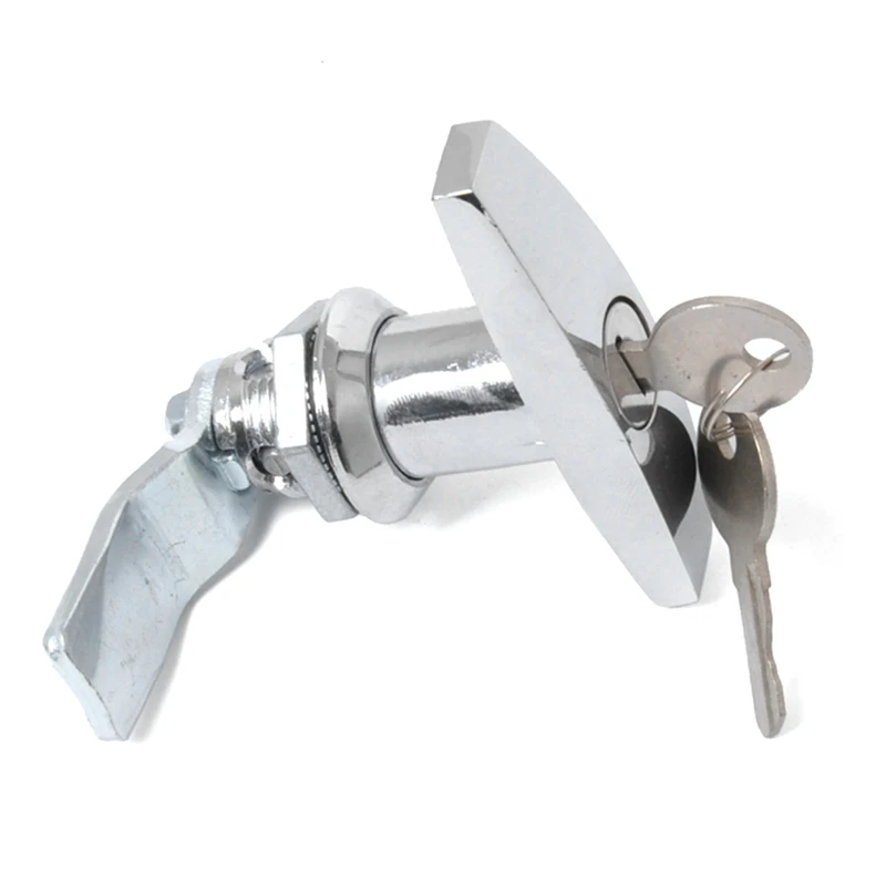 Поворотный Т-образный замок с ключами для прицепа фургона ящика инструментов