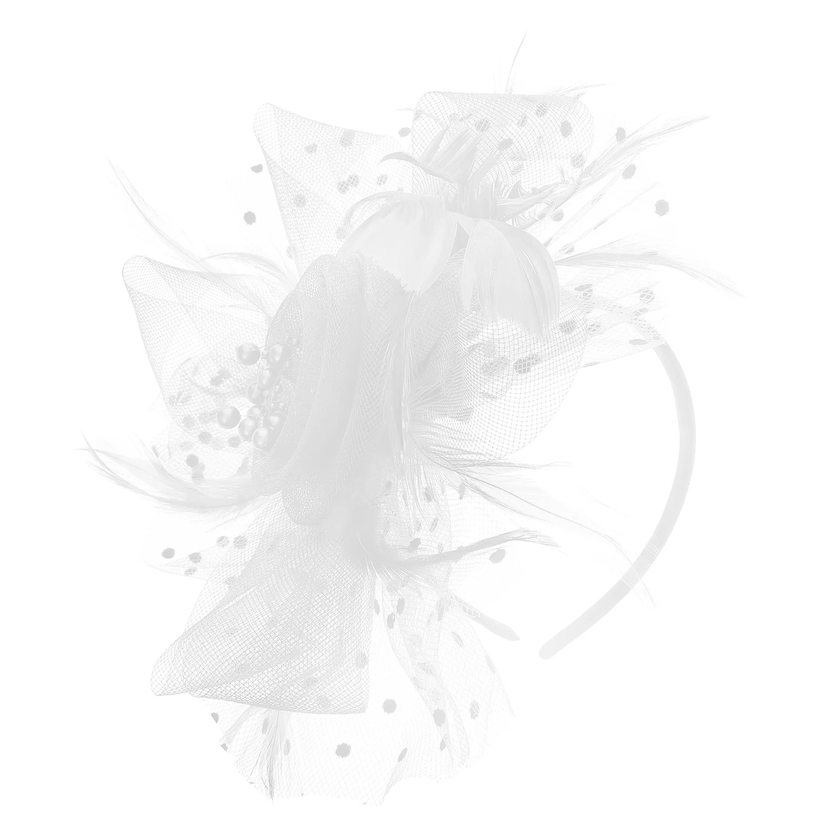 

Plug Board Flower Mesh Headband Girl Bride Headpieces Wedding Fascinator Headbands Bridal Hair Accessory