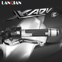 motorcycle aluminum brake clutch levers handlebar hand grips ends for honda xadv 750 x adv 750 2017 2018 2019 2020 accessories