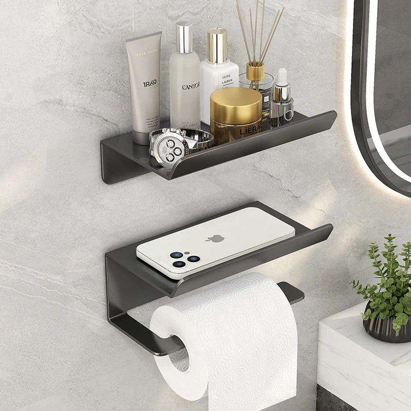 

Вешалка для полотенец и бумаги в ванную комнату полка для туалетной бумаги рулон бумаги вешалка для телефона настенная полка для хранения в ванной комнате