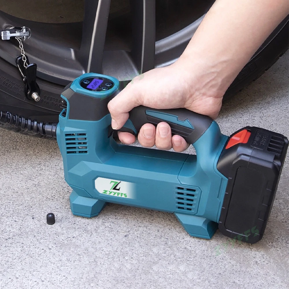 

Cordless Car Air Pump Electric Air Pump Portable Car Tire Inflator Air Compressor Inflatable Pump For Makita 18V Battery