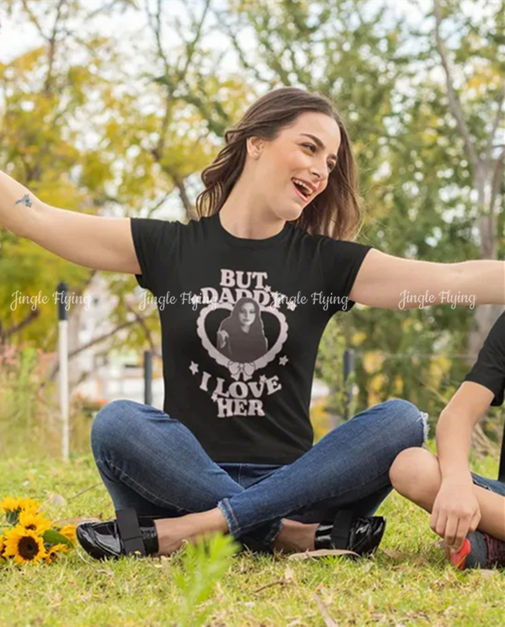 Но папи я люблю ее винтажная футболка рубашка Aubrey Plaza зеленая ведьма подарок