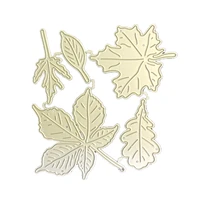 maple leaves metal cutting dies stencil scrapbooking diy album stamp paper card for handmade greeting cards embossing decor