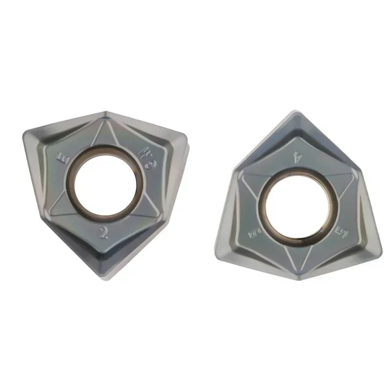 10шт WNMU 080608 060408 Твердосплавные пластины Двусторонняя шестиугольная фреза с