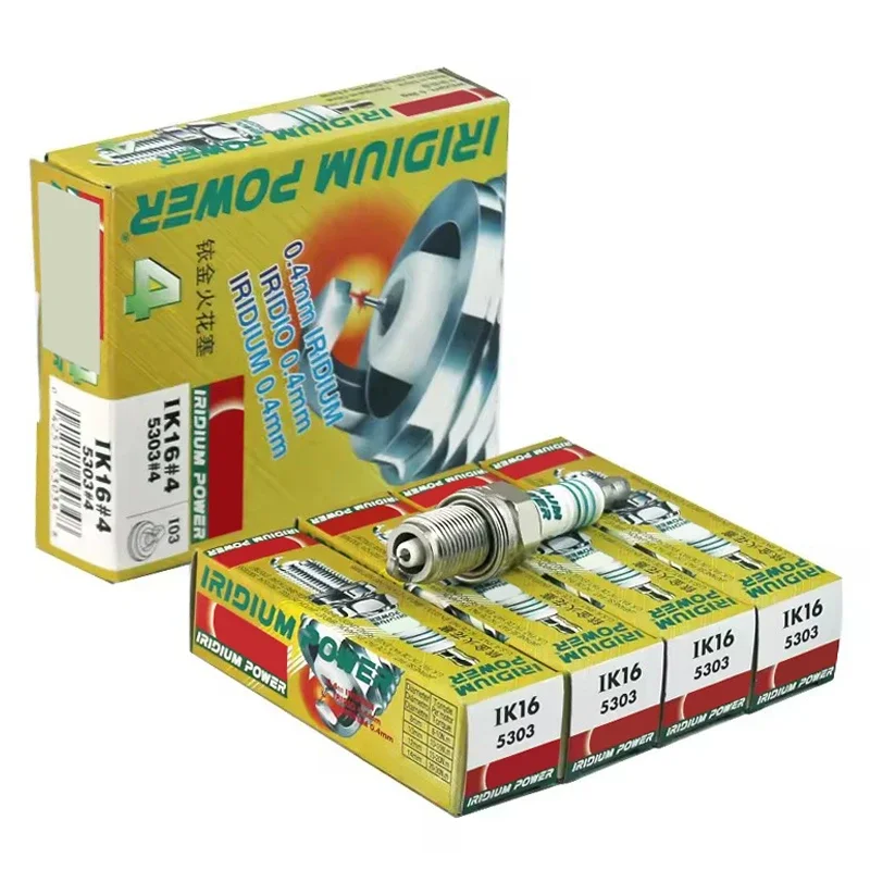 

Иридиевая Свеча зажигания 5303 IK16 свечи для HYUNDAI TOYOTA MITSUBISHI KIA LAND ROVER MAZDA MERCEDES-BENZ JAGUAR SUZUKI CHRYSLER