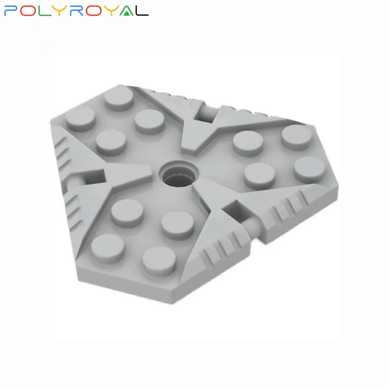 

Детали для конструктора 6x6, треугольный энергетический щит с отверстием среднего размера, 1 шт., MOC, совместимы с брендами игрушек для детей, 27255