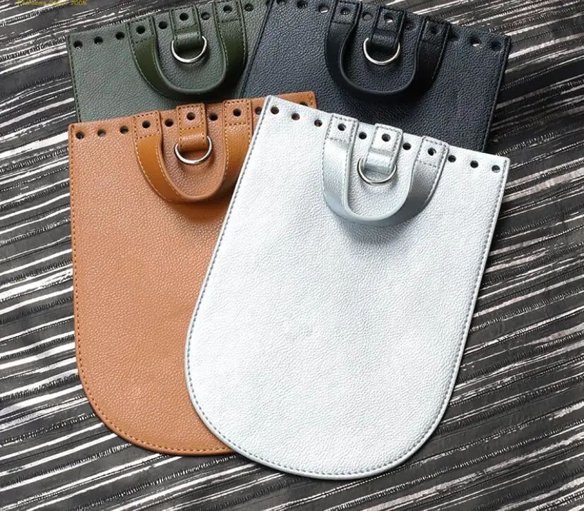 2022DIY handmade bag accessories leather bag bottom cover woven backpack material hand-woven women's bag accessories 7 colors op