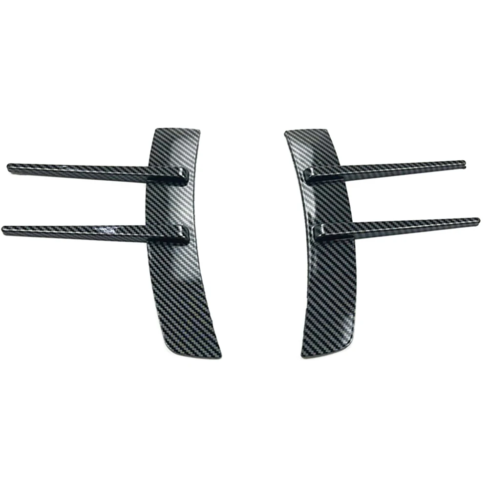 

Car Side Fender Vent Air Wing Fin Cover Trim ABS Sticker Carbon Fiber Look ABS Plus Multi-layer Plating 100% High Quality