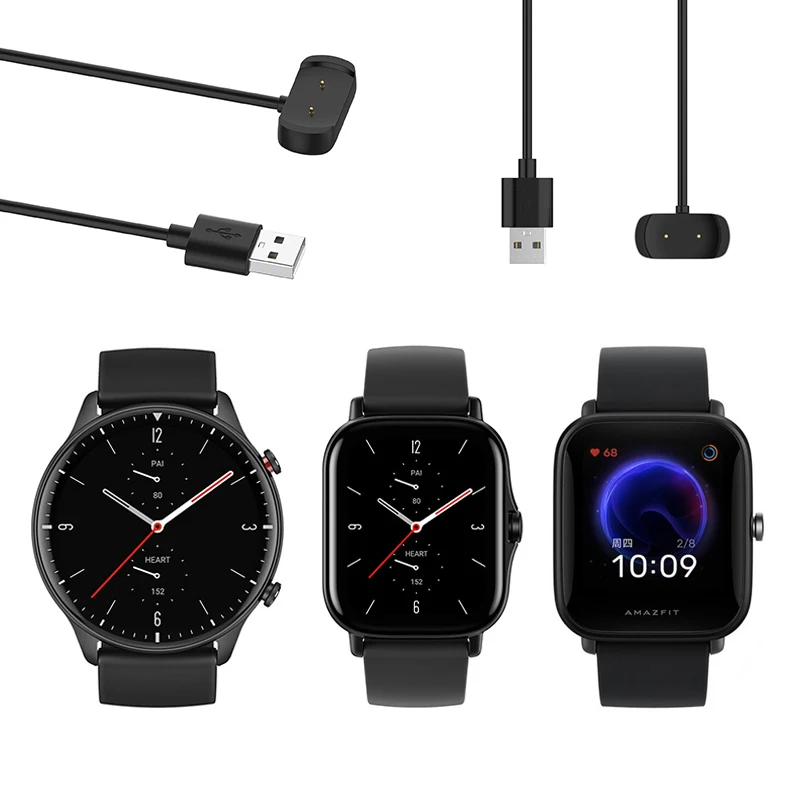 

USB Charging Cable For Huami Amazfit GTR 2e SIM A2014 A2149 T-Rex pro A2011 GTR GTS2 mini 2e Pop pro Smart Watch Charger Adapter