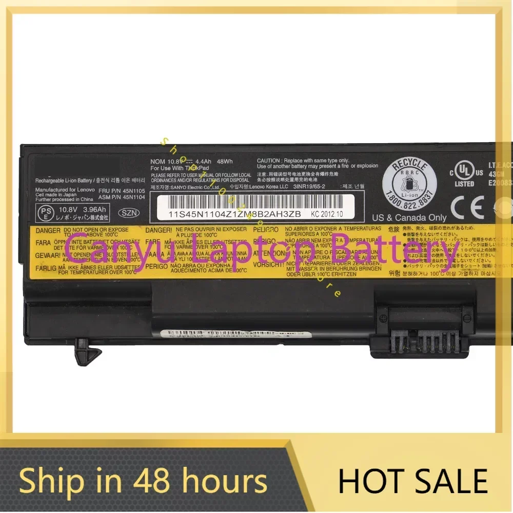 45N1105 45N1005 45N1104 45N1001 45N1010 45N1013 45N1012 для Lenovo ThinkPad T430 T430I L430 SL430 T530 T530I L530 аккумулятор