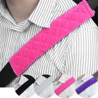 car soft seat belt cover universal auto seat belt covers warm plush safety belts shoulder protection auto interior accessories