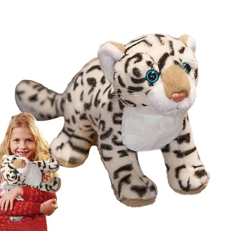 

Leopard Plush Soft Stuffed Animal Resilient Comfortable Doll Toy Sleeping Companion And Travel Pillow Home Decor
