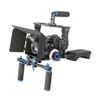 yelangu d221 professional photographic camera shoulder rig kits mount with camera cage for dslr camera
