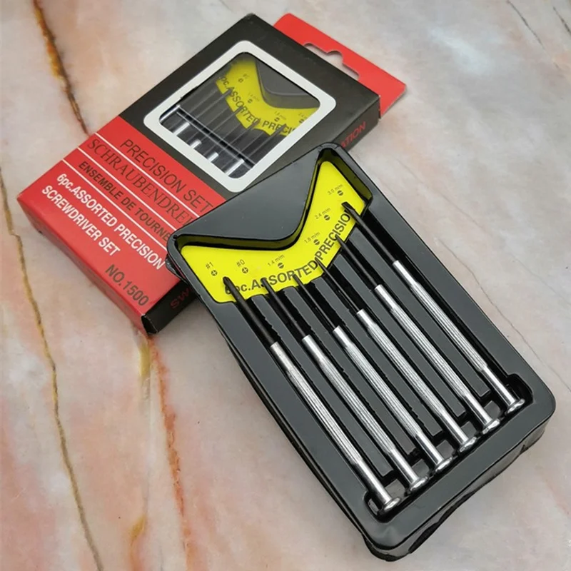 Набор многофункциональных отверток с насадками Phillips для часов и очков набор из 6