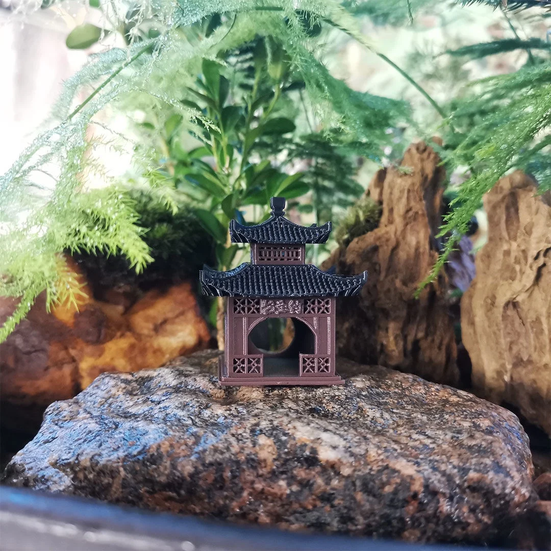 Древняя китайская 3d-архитектура модель аквариума микро-пейзаж песочный стол