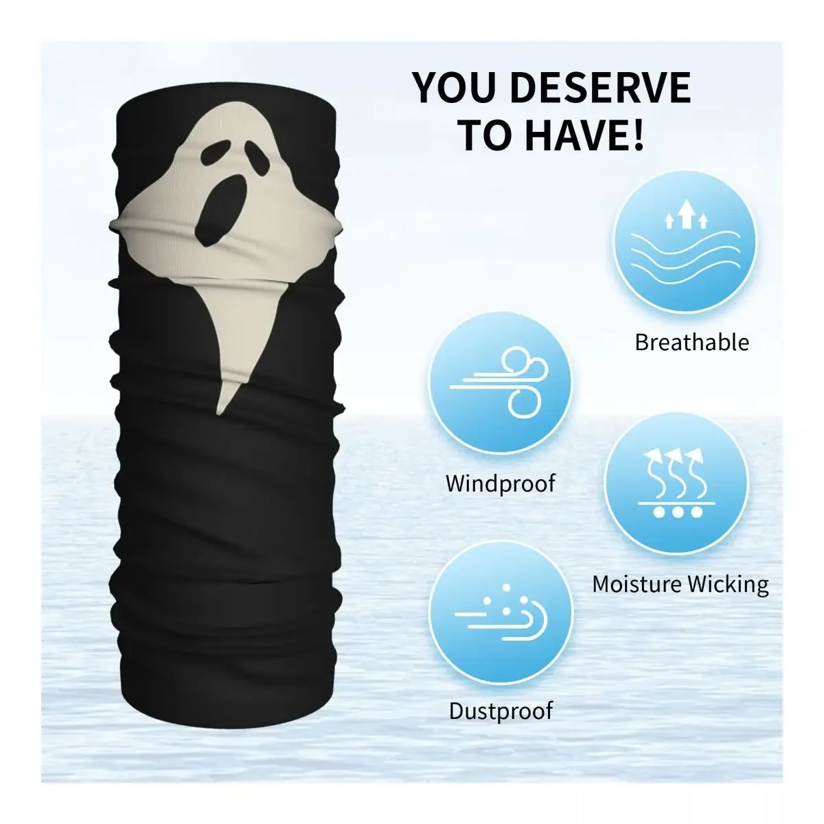 Призрак тыква Хэллоуин бандана шеи гетры маска с принтом шарф