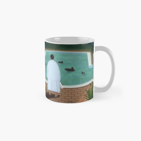

Him With Those Ducks Classic Mug Simple Printed Coffee Image Picture Drinkware Design Gifts Tea Photo Handle Round Cup