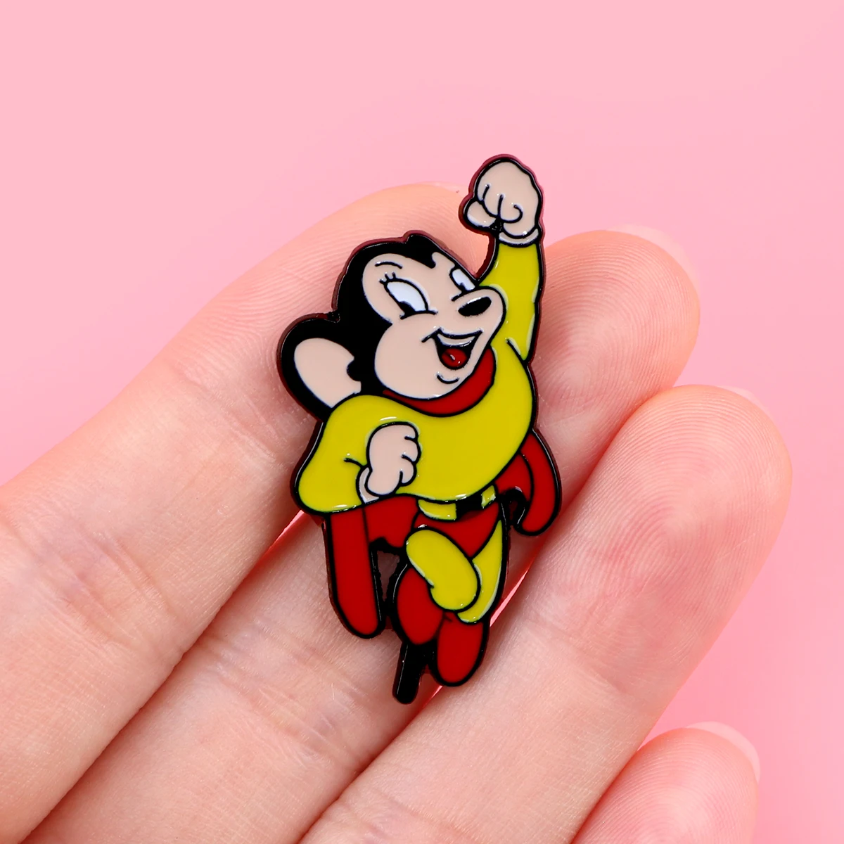 Эмалированные Броши с животными Значки для мыши рюкзака отворота модные