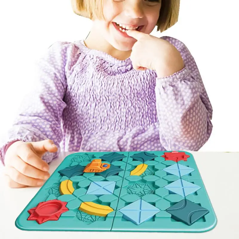 

Road Building Block STEM Match Brain Teaser Puzzles For Boys Girls Age 4-8 Entertaining And Learning Blocks Building Toys For