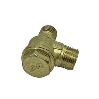 2 port check valve gold zinc alloy 1614mm replacement for oil free air compressor power tool accessories
