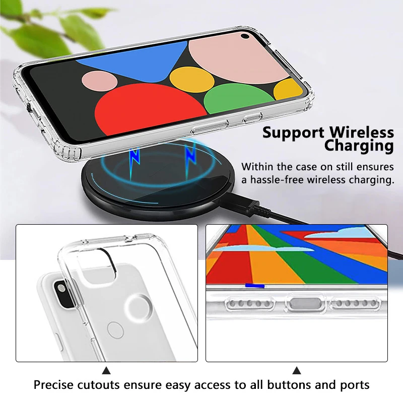 Прозрачный чехол с Микки и Минни Маус для Google Pixel 8 7 6 Pro 6a 5 5a 4 4a XL