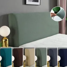 Capa de cama de tecido de lã polar capa de cabeça de móveis protetor all inclusive capa de cabeceira elástica para casa do hotel livinig quarto (1)