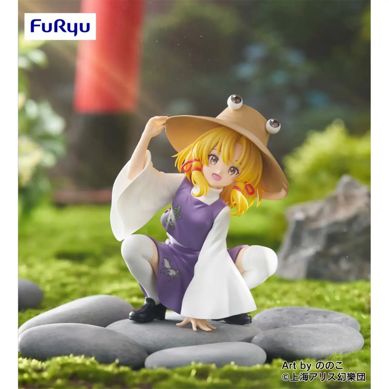 Фото Оригинальная фигурка FuRyu с лапшой, Touhou Project Moriya Suwako, аниме-фигурка, экшн-орнамент, коллекционная модель №4
