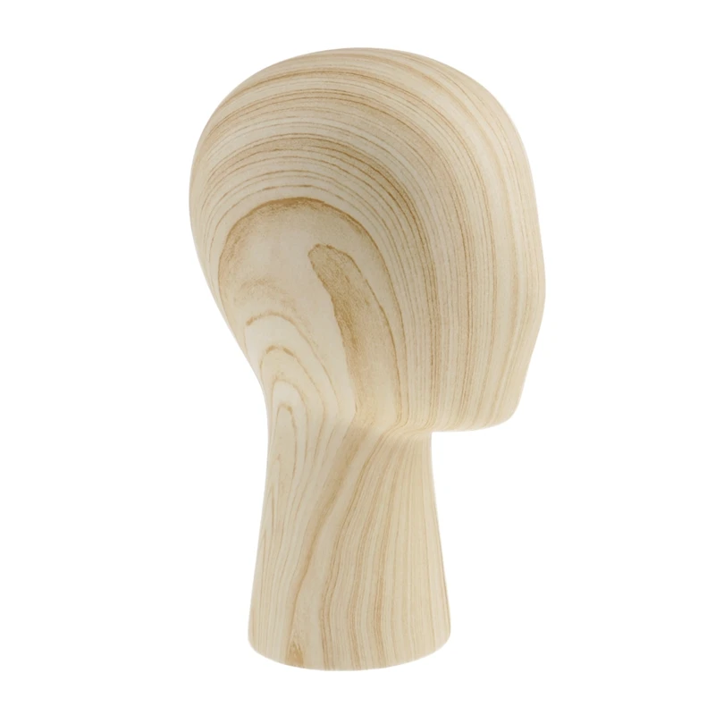 

Wooden Mannequin Manikin Head Model Hair Wigs Cap Hat Display Holder Stand