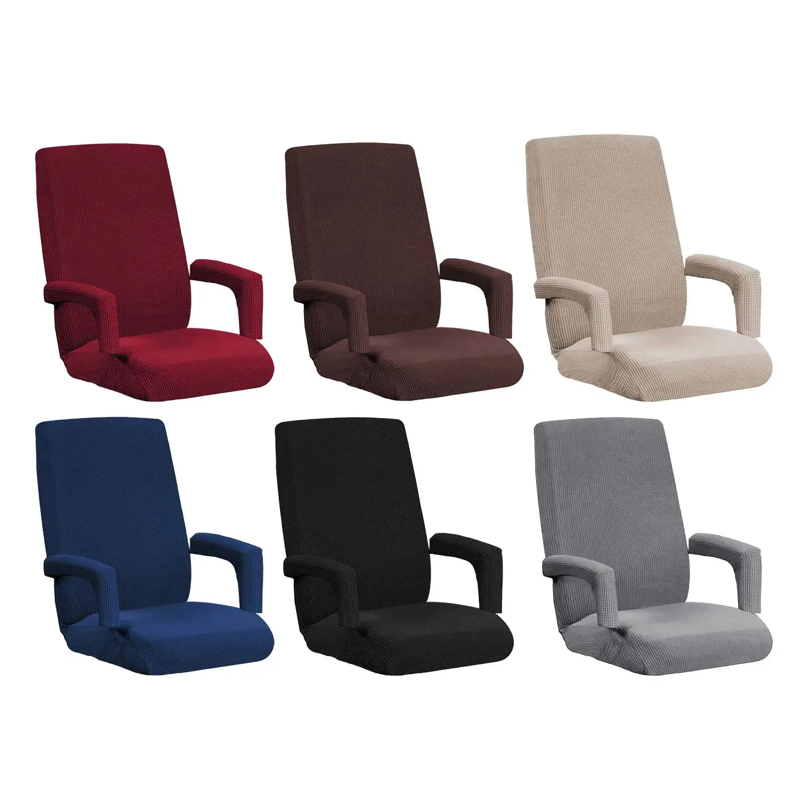 

Home Office Computer Chair Full Stretchable Rotate Chair Seat Cover
