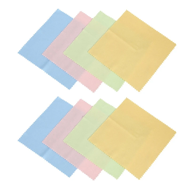

8 Microfiber Optical Cleaning Cloth Dvd Lcd Camera Lens Screen Clean Cloth Towel