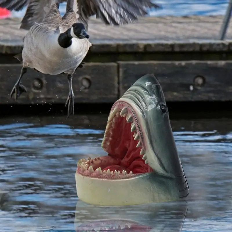 

Garden Shark Decor Novelty Floating Shark Head Statues 3d Garden Sculpture Shark Statue For Outdoor Indoor Patio Yard Lawn