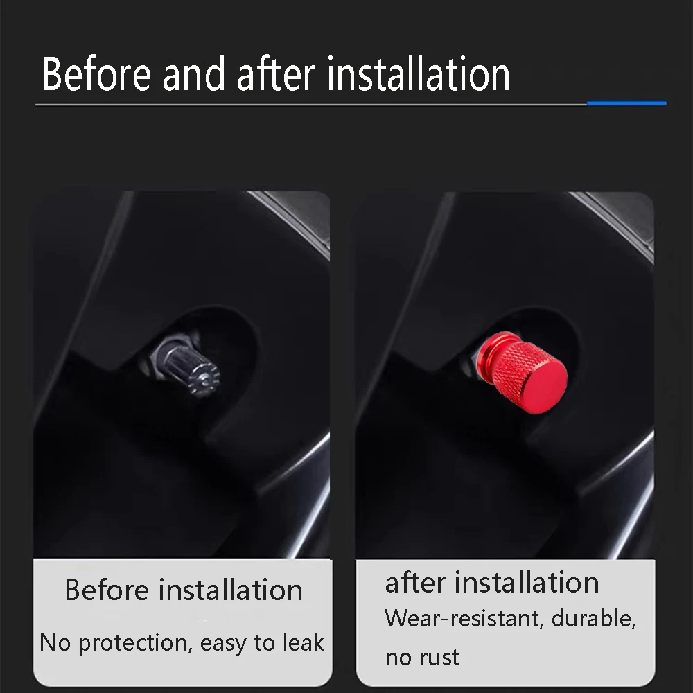 4 шт. алюминиевая крышка для штока клапана шины мотоцикла Ncy Honda Shadow Kawasaki Yamaha Vulcan 900