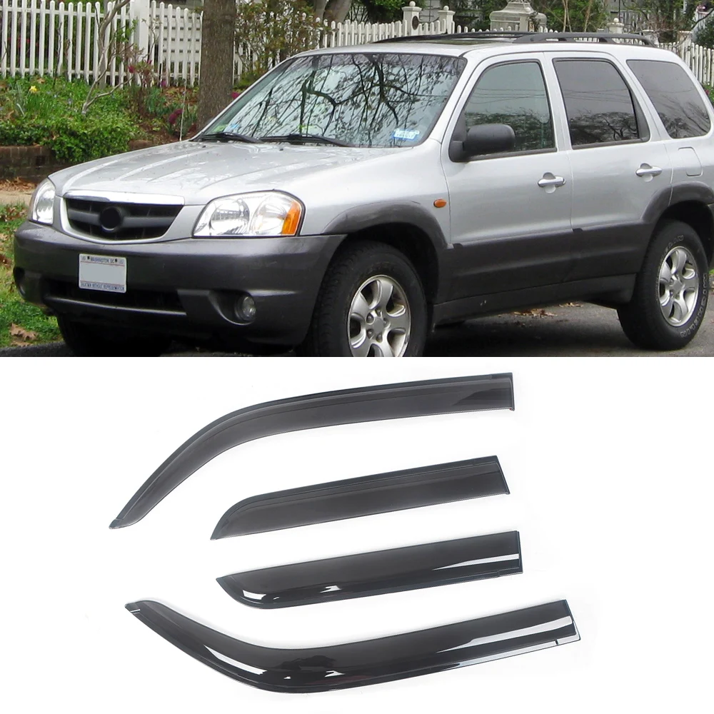 Козырек для боковых окон автомобиля Mazda Tribute 2001-2007 защита от солнца дождя