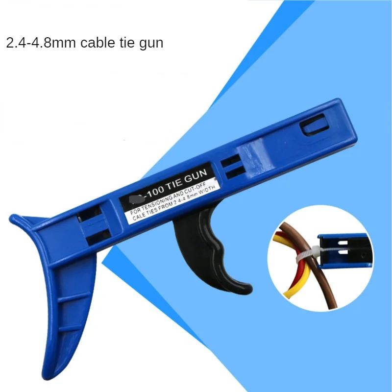 

Cable Tie Gun TG-100 Special Pliers Automatic Tensioning Cable Tie Gun Hand Binding Tools Nylon Cable Tie Fastening Cutting Tool