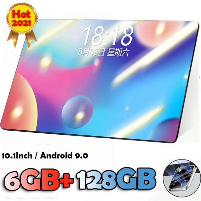 

10,1-дюймовый планшет Android 10,1, 6 ГБ ОЗУ 2022 Гб ПЗУ