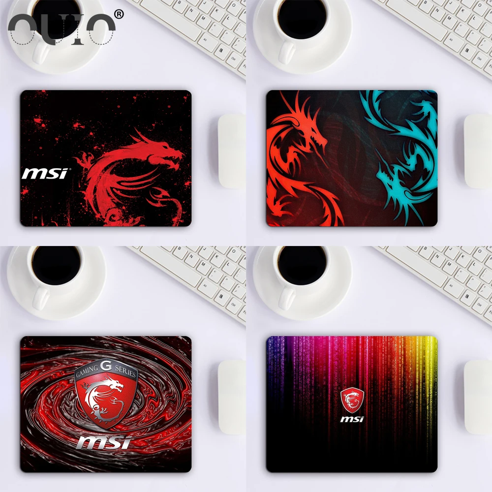 

Wholesale Small Size MSI Mouse Pad Keyboard Desk Mat Durable Desktop Mousepad Rubber Gaming Accessories Mausepad Computer Table